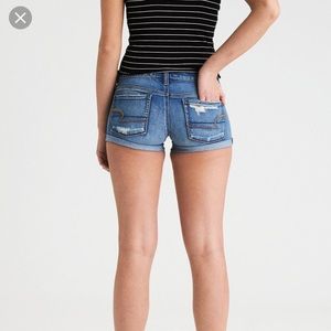 low rise jean shorts american eagle 